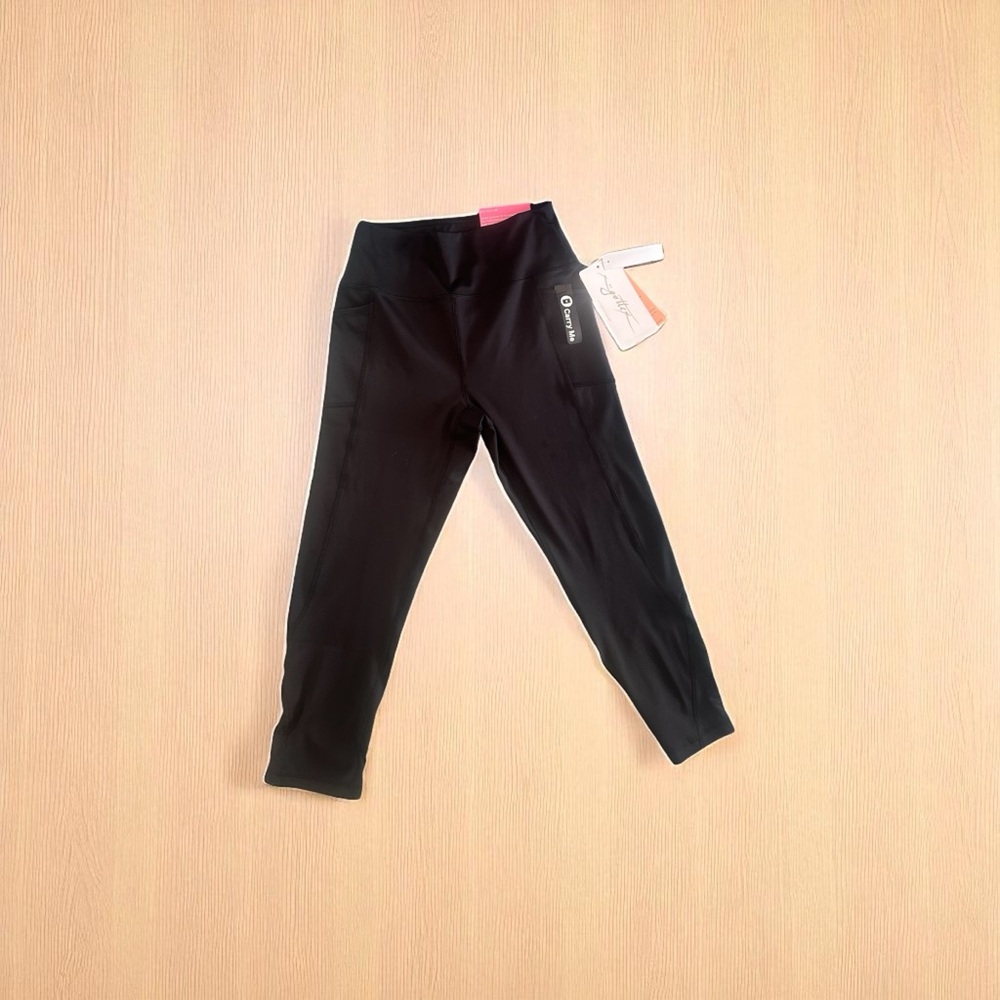 Gottex Studio Leggings Womens Medium Airlight Compression Pocket Yoga Pants